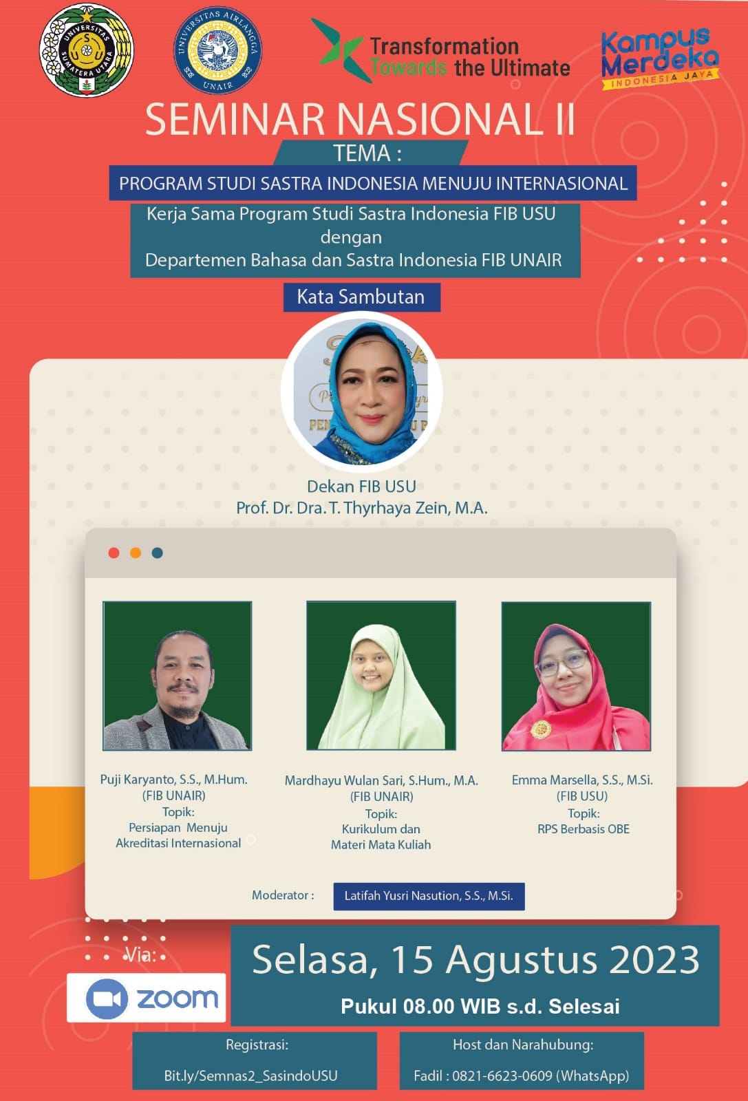 Seminar Nasional II S-1 Sastra Indonesia